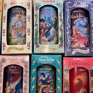 Vintage Burger King Disney 8 cup Set
